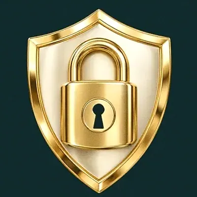 Shield with padlock — Vegas Now
