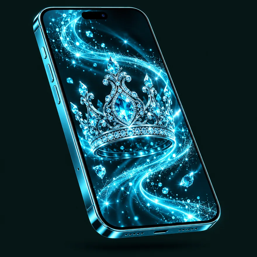 Smartphone with crown — Vegas Now