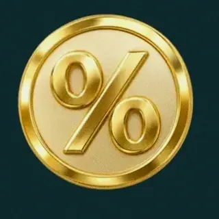 Gold percent coin — Vegas Now