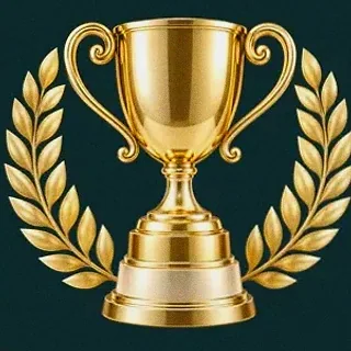 Gold trophy cup — Vegas Now