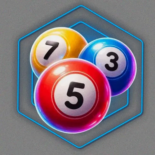 Numbered bingo balls