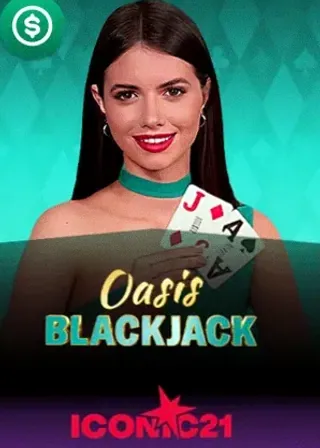 Oasis Blackjack live game cover