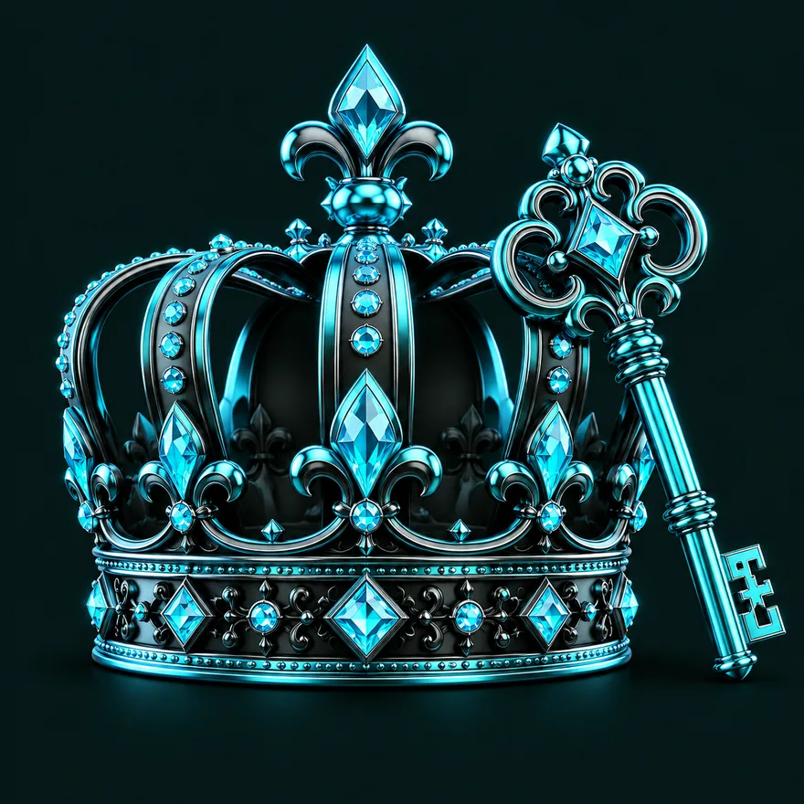 Royal crown and key — Vegas Now