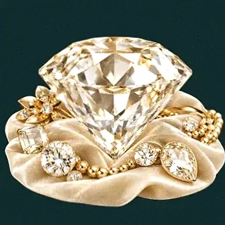 Faceted diamond gemstone — Vegas Now