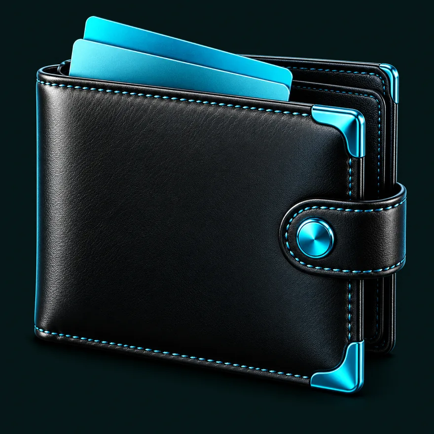 Leather wallet — Vegas Now