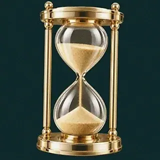 Ornate hourglass — Vegas Now